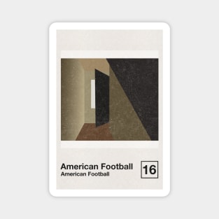 American Football 2 / Minimalist Style Graphic Poster Design Magnet