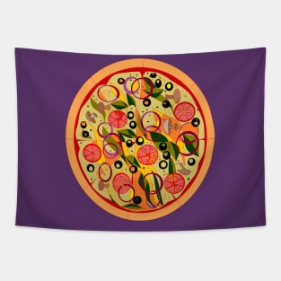 A Veggie Pizza Tapestry