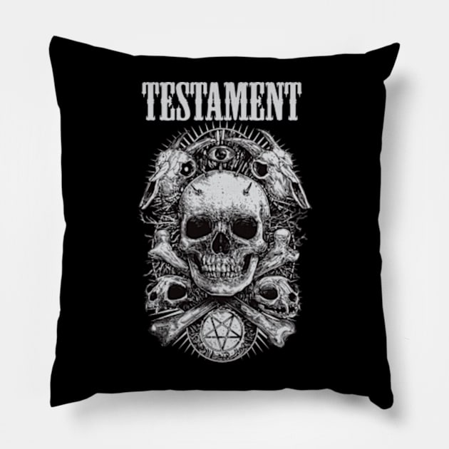 TESTAMENT DEFINITION N MEANING VTG Pillow by phsyc_studio