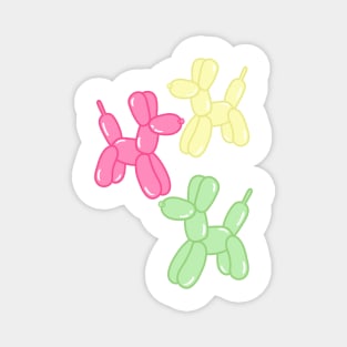 Set of 3 Balloon Dogs Magnet