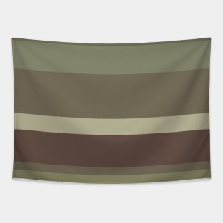 A rare combination of Purplish Brown, Pastel Brown, Brown Grey, Sage and Artichoke stripes. Tapestry