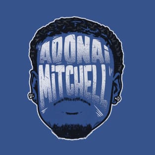 Adonai Mitchell Indianapolis Player Silhouette T-Shirt