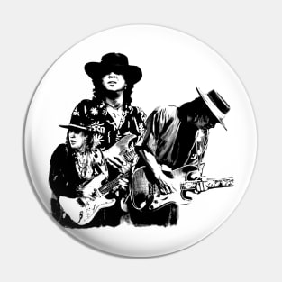 Stevie Ray Vaughan // pencil sketch Pin