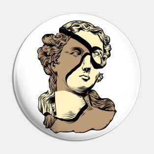 The renaissance sculpture - Lady Portrait Pin