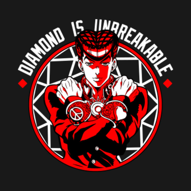 Diamond Is Unbreakable Jojos Bizarre Adventure T Shirt Teepublic 3798