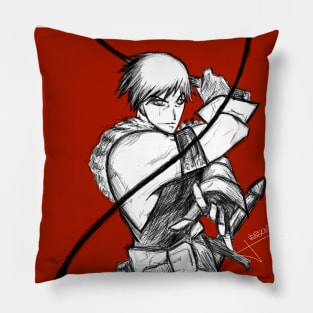 the vampire hunter in red whip adventure Pillow