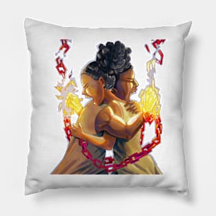 Broken chains Pillow