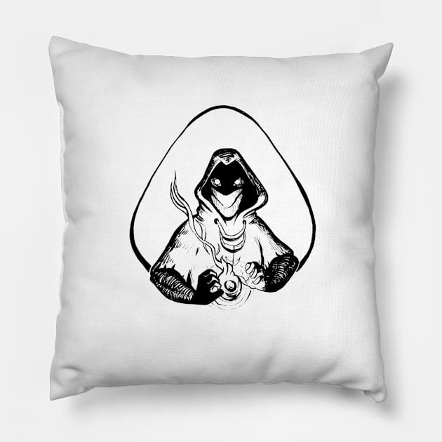 Enchanted Warlock Pillow by frooglekade