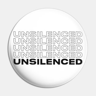 Unsilenced Multi Black Pin