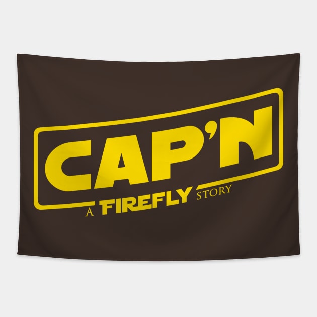 Cap'n A Firefly Story Tapestry by bigdamnbrowncoats