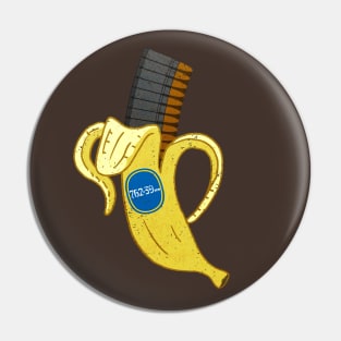 Banana Mag - distressed version Pin