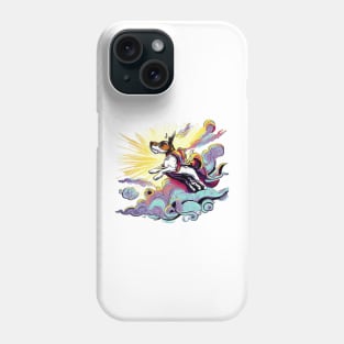 Flying Jack Russell Terrier Cape Art Phone Case