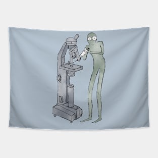 Alien scientist Tapestry