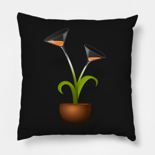 Cocktail Lily Calla Pillow