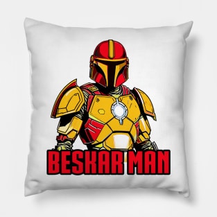 Beskar Man Pillow