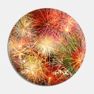 Fireworks light celebration pattern background Pin