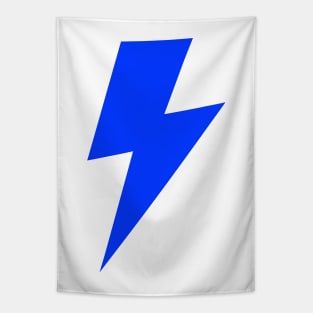 Blue Lightning Bolt Tapestry