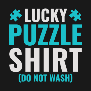 Lucky Puzzle Shirt Funny Puzzling Enthusiast Puzzler T-Shirt