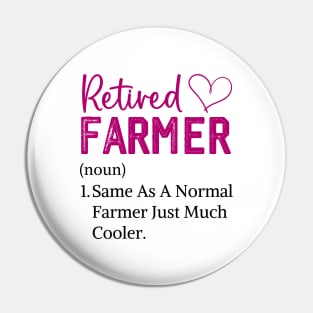 Funny retired farmer Funny Retirement Tractor farmer wife Pin