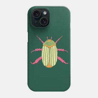 Striped Beetle Phone Case