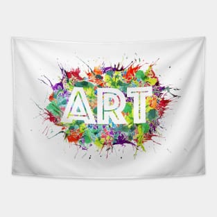 Watercolor Art Splash Tapestry