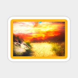 Bright Sunset Magnet