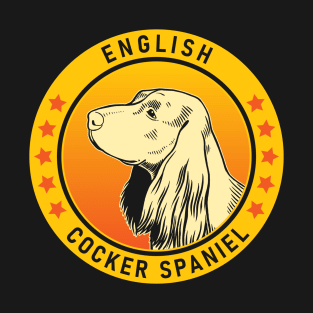 English Cocker Spaniel Dog Portrait T-Shirt