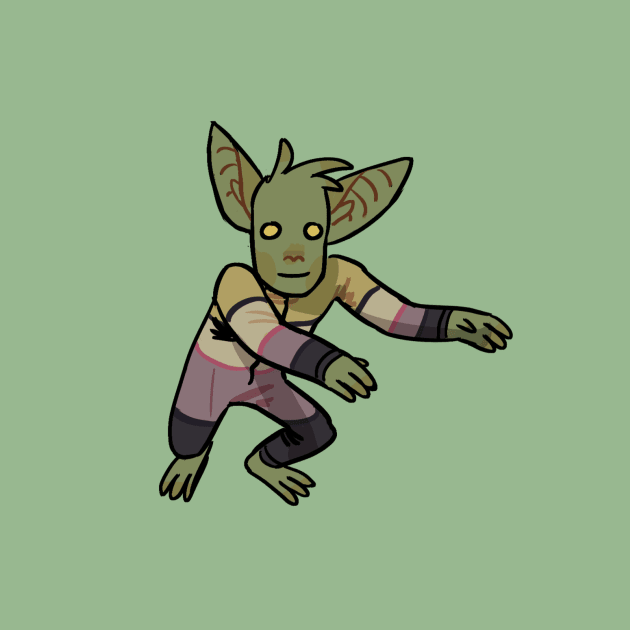 non-binary goblin by Netoey