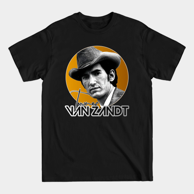 Disover Townes Van Zandt Gold Tribute - Townes Van Zandt - T-Shirt