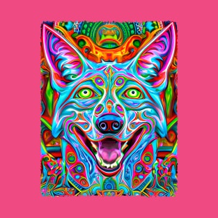 Coyote The Trickster (5.1) - Trippy Psychedelic Canine T-Shirt