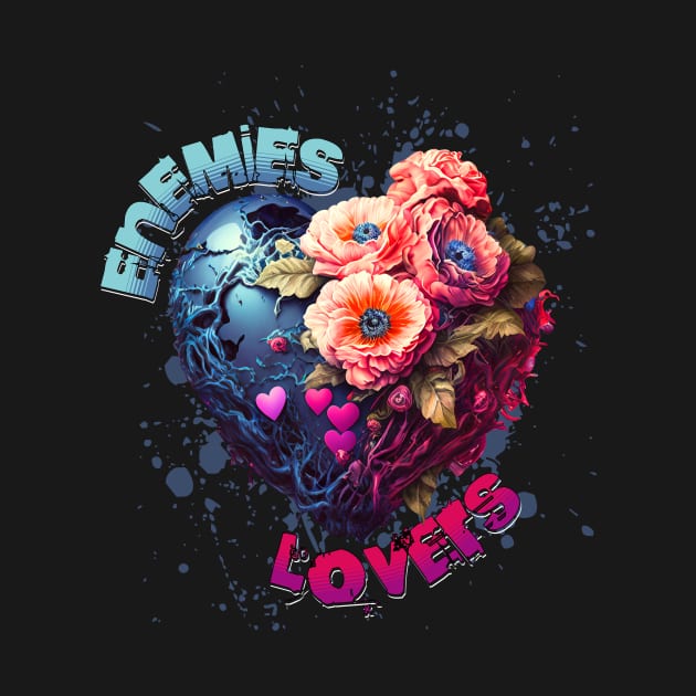 Enemies to lovers floral heart motif by sigmarule