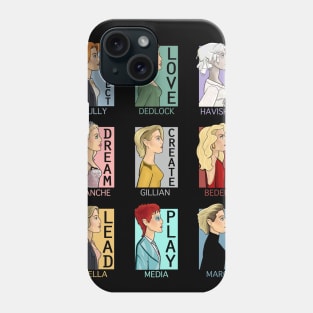 Gillian Anderson's Characters2 Phone Case