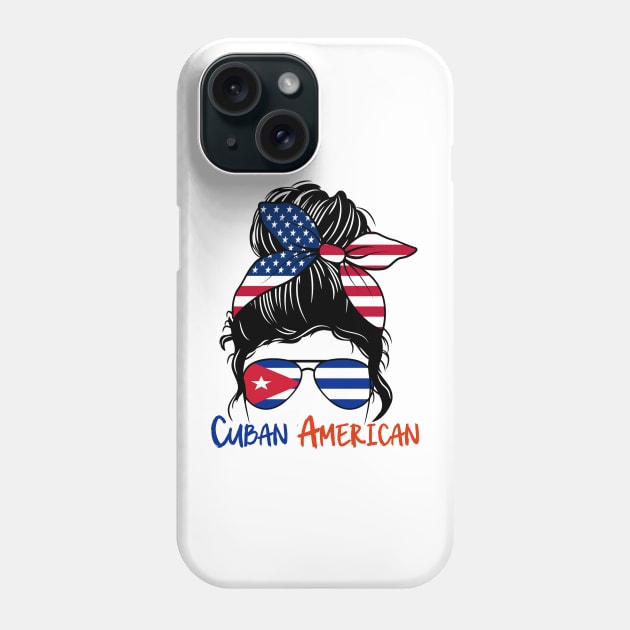 Cuban American, Cuban Girl, Cuban girlfriend, Cuba Messy bun, Cubana Phone Case by JayD World