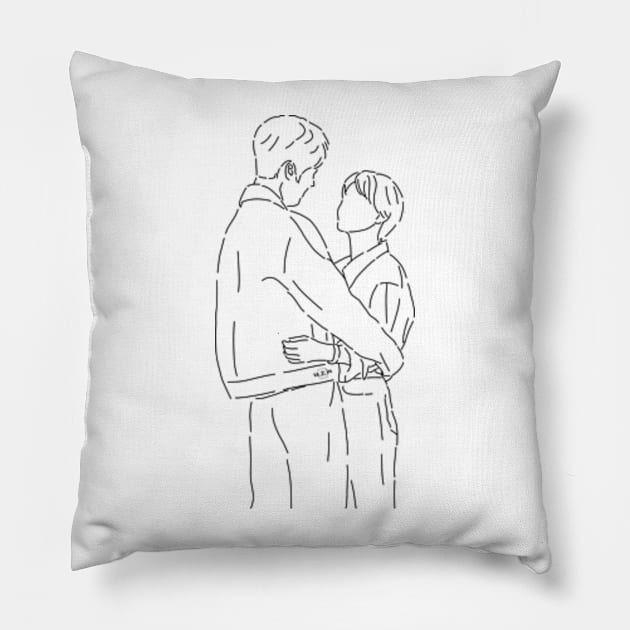 Shooting Stars Pillow by ayshatazin