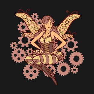 Steampunk Fairy Retro Look T-Shirt