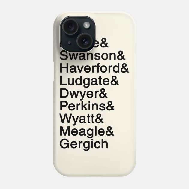 Pawnee List Phone Case by bctaskin