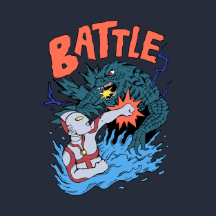 Godzilla VS Ultraman Battle T-Shirt