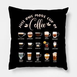 Types of coffee Pillow