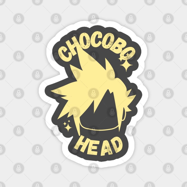 Final fantasy 7 | Chocobo Head! Magnet by MJ Kelly's