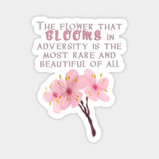 Bloom in Adversity Magnet