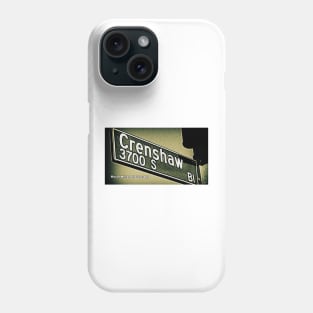 Crenshaw Boulevard, Los Angeles, California by Mistah Wilson Phone Case