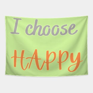 Choose Happy Tapestry