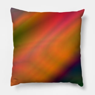 green blue pink abstract texture Pillow