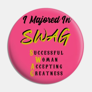 SWAG Feminist Pin