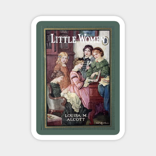 Little Women by Louisa May Alcott Magnet by booksnbobs