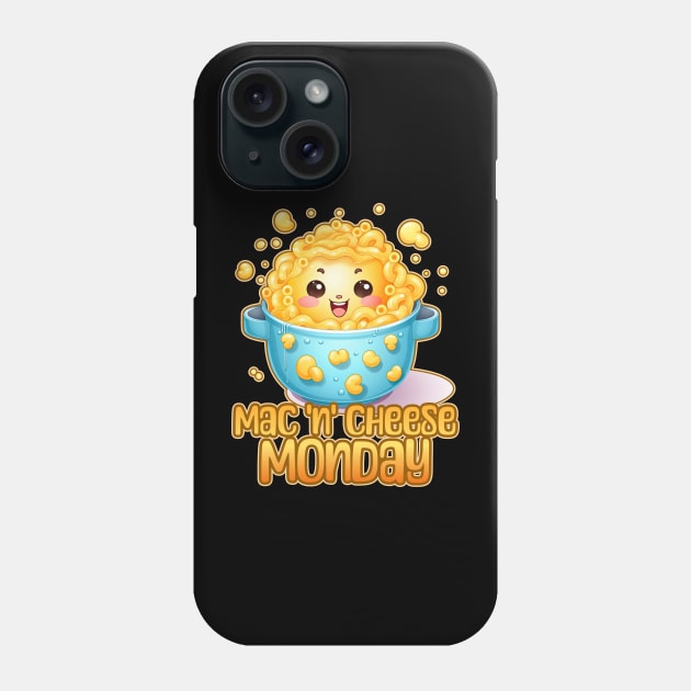 Mac 'n' Cheese Monday Foodie Design Phone Case by DanielLiamGill