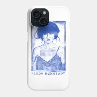 Linda Ronstadt /// Faded Retro 1970s Style Fan Art Design Phone Case