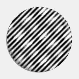 Halftone bitmap lines retro Eggs Black White Pattern Pin