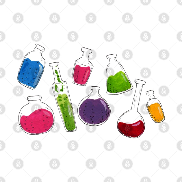 Potions set by Pakanese_Art