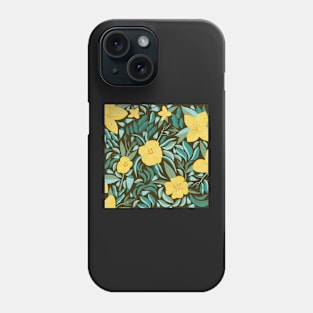 California Sun Cup Botanical Pattern Phone Case